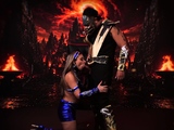 KITANA – FATALITY THREESOME . Malena Doll