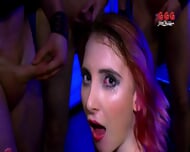 GGG 25579 Lia Louise Totally Splashed: German Goo Girl Lou Nesbit Hardcore Bukkake Gangbang